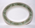 ウェッジウッド（Wedgwood）コロンビア セージグリーン オーバルプレート（プラター）
