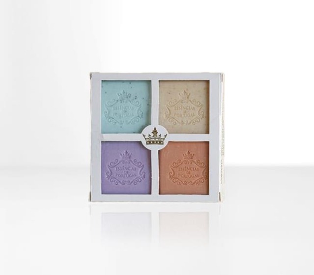 スクエアソープ ナチュラアロマコフレ 石鹸80g×4個 エッセンシスデ