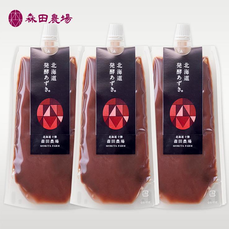 北海道発酵あずき3個セット【常温便】代引き不可　日時指定不可