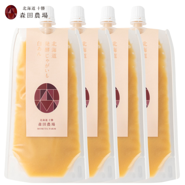 北海道発酵じゃがいも（しろあんタイプ）　4個セット【冷蔵便】送料無料