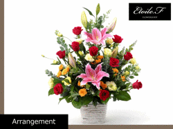 【お急ぎクイック配達対応】大きめサイズのお祝いギフトアレンジメントＡＯＷ－００３