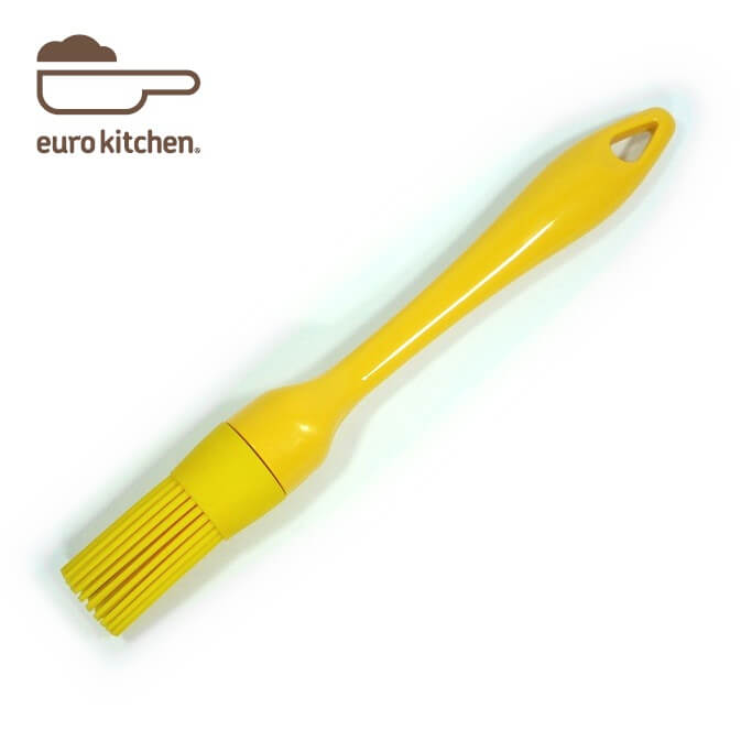 ユーロキッチン eurokitchen シリコンラウンドブラシ SAN柄 イエロー シリコン刷毛 ユーロキッチン eurokitchen シリコンラウンドブラシ SAN柄 イエロー シリコン刷毛