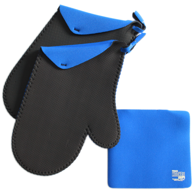 ダンカン　鍋つかみ　青　鍋しき