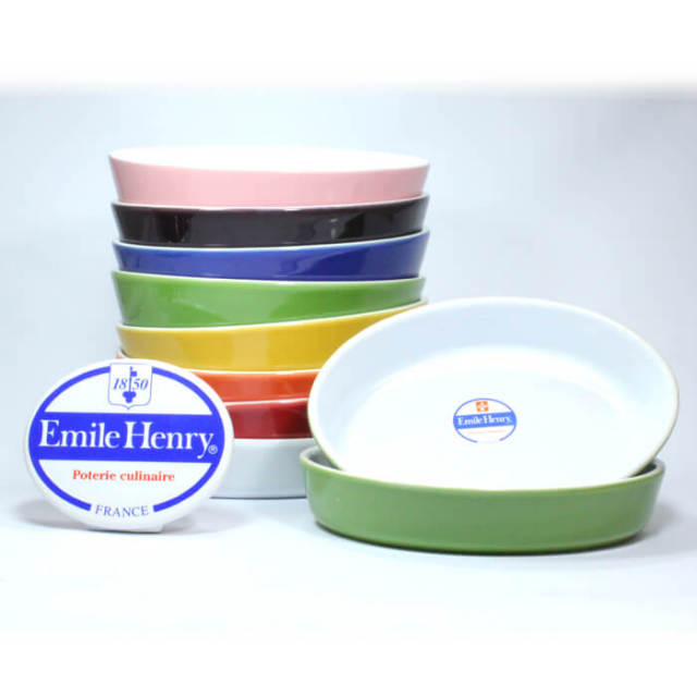 フランスヴィンテージ　Émile Henry エミールアンリ ディナー皿28cm フランスヴィンテージ Émile Henry エミールアンリ ディナー皿