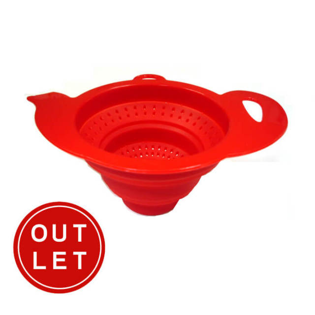 シリコンティーストレーナー　レッド（茶こし　赤　ティーフィルター　ティーインフューザー）