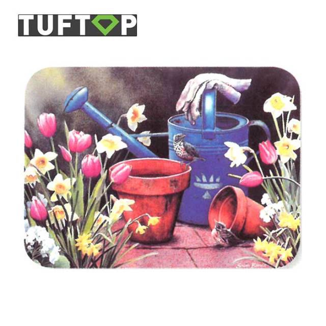 タフトップ　スプリングガーデン　ガラスまな板