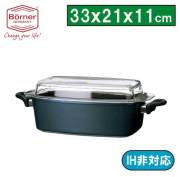 ベルナー社BORNERコーティング鍋・コートフライパン・ガラス蓋