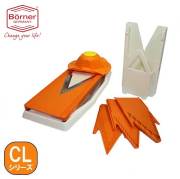 【完売】ドイツ製　ベルナー CL　ＶスライサーSPセット （スペシャルセット） オレンジ×白【アウトレット・訳あり特価品】【動画】【半額50％OFF】【キャベツの千切り】