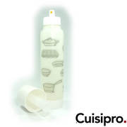 クイジプロ　Cuisipro　醤油オイルスプレー　ＰＰ　白【減塩】【塩分控えめ】【しょう油】【しょうゆ】【霧吹き】【ミスト状】【醤油差し】【醤油かけスプレー】【醤油容器】【プッシュスプレー】【調味料入れ】