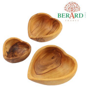 ベラール BERARD オリーブの木 ハート型 インサート 大中小3点セット スパイス小皿#89678(入れ子 インサート)