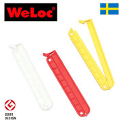 ウェーロック WeLoc ウェーロッククリップイットPA110mm 白赤黄 3個セット スウェーデン製 WeLocCLIP-it(クロージャー、キッチンクリップ)【珈琲/カフェ/コーヒー/コーヒーパック】