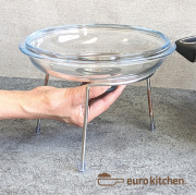 ユーロキッチン eurokitchen 水平置きリッドレストC【鍋蓋スタンド/ステンレス製/鍋蓋置き/水平にひっくり返して置ける/逆さ置きOK/リッドレストシー/なべ蓋スタンド/リッドホルダー/鍋蓋スタンド】【動画】