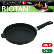 ガストロラックス Gastrolux バイオタン BIOTAN IH対応浅型フライパン深さ4cm 内径24cm 17124A【PFOS/PFOAフリー】【送料無料】【動画】