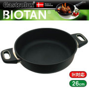ガストロラックス Gastrolux バイオタン BIOTAN IH対応鍋深さ7cm 内径26cm 172026【PFOS/PFOAフリー】【送料無料】【動画】