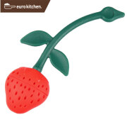 ユーロキッチン　eurokitchen　シリコンティーストレーナー　茶こし ストロベリー