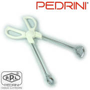 【完売】ペドリーニ　PEDRINI　イタリア製ユニバーサルトング（はさみ型トング）　小　【アウトレット・訳あり特価品】【Ｚ】