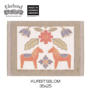 エーケルンド Ekelund KURBITSBLOM 35×25cm【ディッシュクロス/カウンタークロス/キッチンクロス/北欧/スウェーデン/オーガニックコットン/クルビッツ/ダーラナ】 #28039