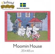エーケルンド Ekelund ムーミン MOOMIN HOUSE (ムーミン一家,スナフキン,ミィ)35×48cm 【ランチョンマット】  #31687