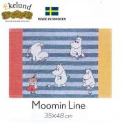 エーケルンド Ekelund ムーミン MOOMIN LINE (ムーミン,リトルミィ) 35×48cm 【ランチョンマット/北欧/オーガニックコットン】 #31915