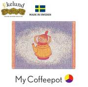 【廃番】エーケルンド Ekelund ムーミン MY COFFEEPOT (ポットミイ) 30×25cm 【ディッシュクロス/キッチンクロス/北欧/オーガニックコットン】21527