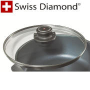 スイスダイヤモンド SwissDiamond ガラス蓋20cm【アウトレット・訳あり特価品】