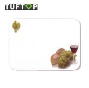 タフトップ TUFTOP ガラスまな板 カッティングボード  『カントリー』 中【約30×40cm】【四角】フレンチ・クィズィンWH