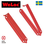 ウェーロック WeLoc ウェーロッククリップイットPA150mm 黄青 2個