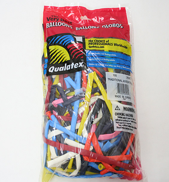 bf-273mug マジックバルーン、トラディショナルアソート　100本入　(ふうせん／風船／フーセン)