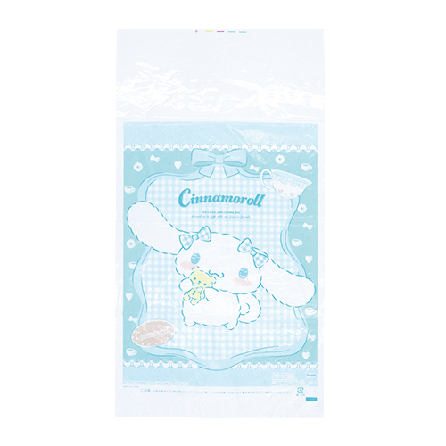 bm-207sin 【小ロット】綿菓子袋(シナモロールギンガムチェック）20枚入（わたがし用袋）