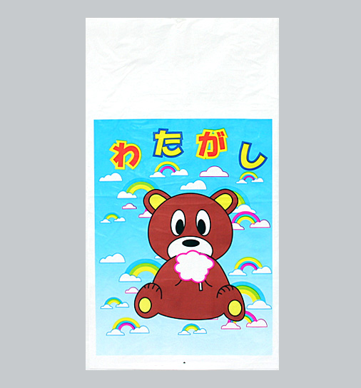 bm-213 超特価わたがし用袋（クマさん）100枚入【綿菓子袋】