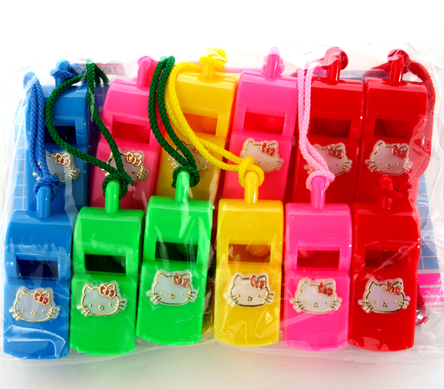 bn-012ima キティー笛（呼子）　12個入