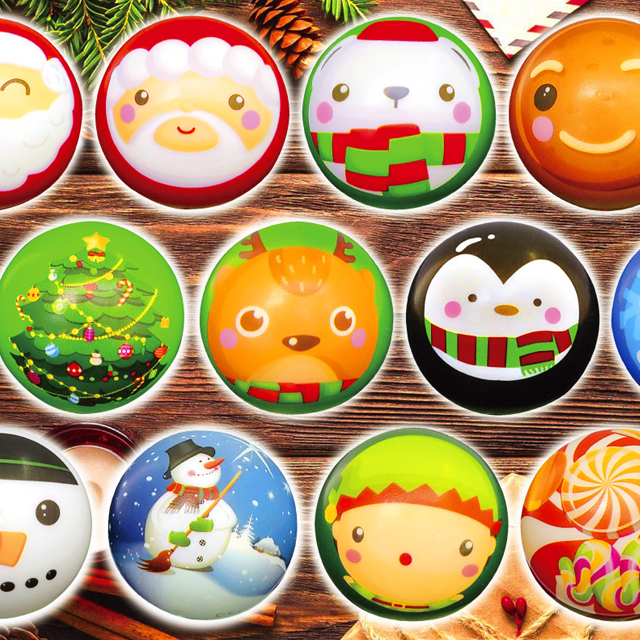 cz-042hir クリスマスPUボール　25入