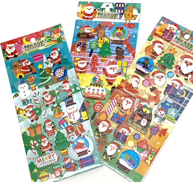 cz-045tow スノーキッズクリスマスシール　25入