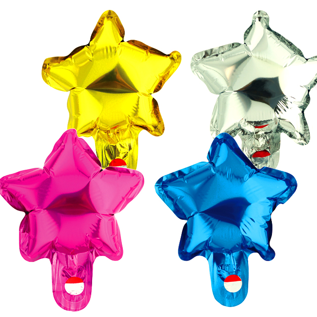 gc-715nip 【限定】【１０袋入】プチアルミバルーン スター８P　【8Ｐ×10袋で80個です】