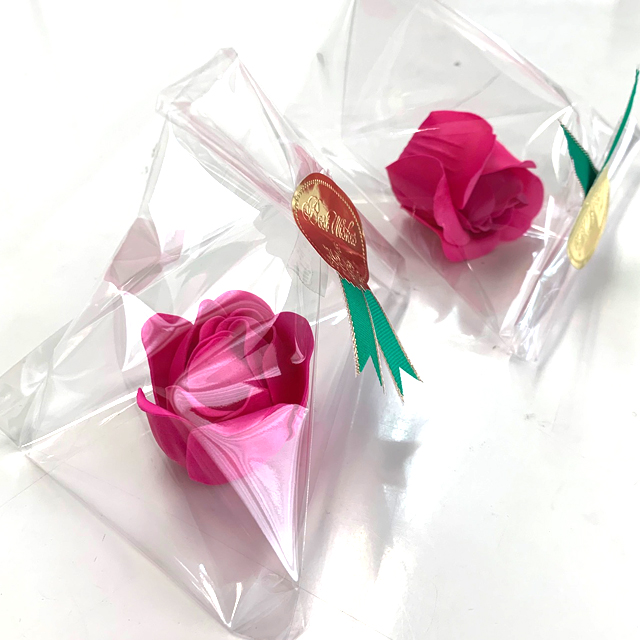 gc-755toc 【限定品】フラワーソープ【ピンク】 ６入 （バラの花びら型の石鹸製品）