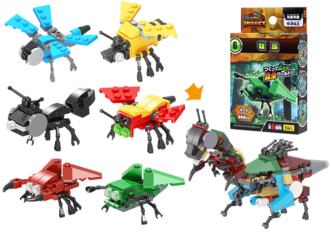 gc-777ton ブロックプラネット インセクト　１2入