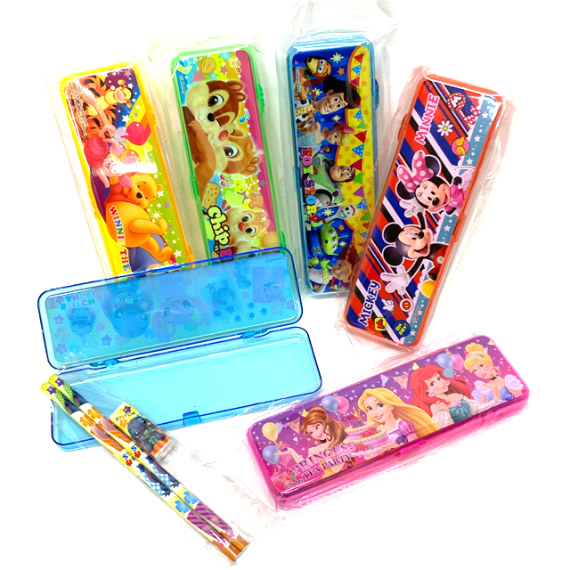 gg-294san 【限定特価】ディズニー文具入りプラペンケース　１２入