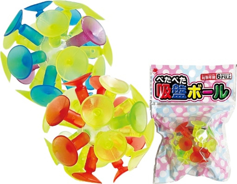 gk-827ima ぺたぺた吸盤ボール　２５入