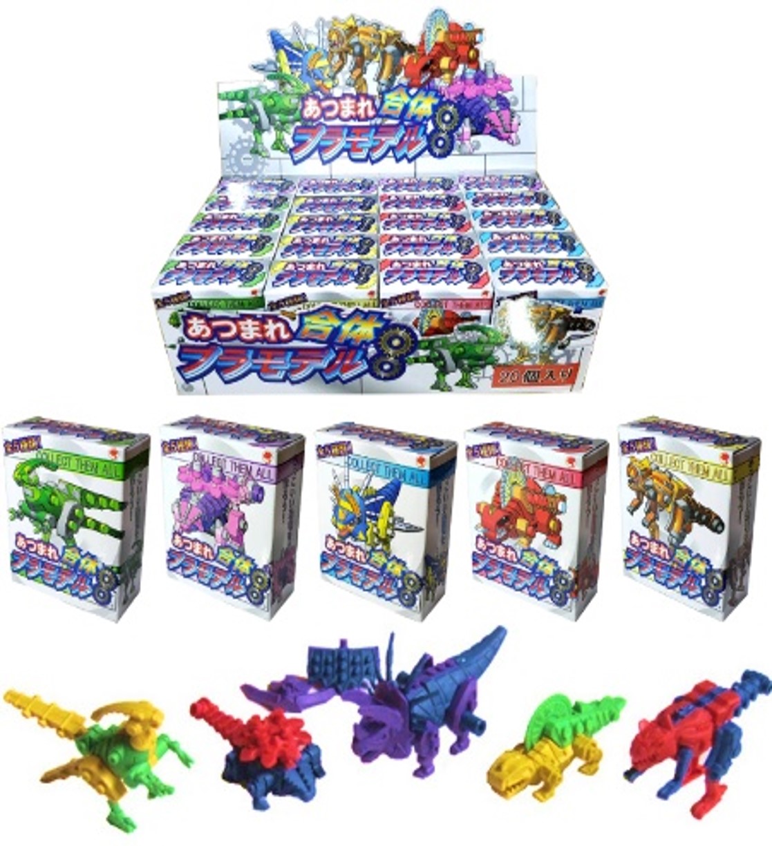 gk-976ima あつまれ合体プラモデル　20入