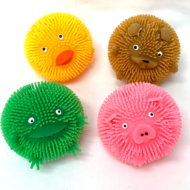 gl-002san 光るピカピカまんまるアニマル　12入