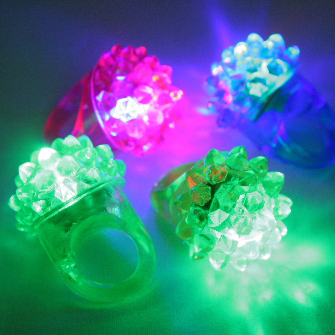 gl-101ima 光るフルーツ指輪　36入【光る指輪】