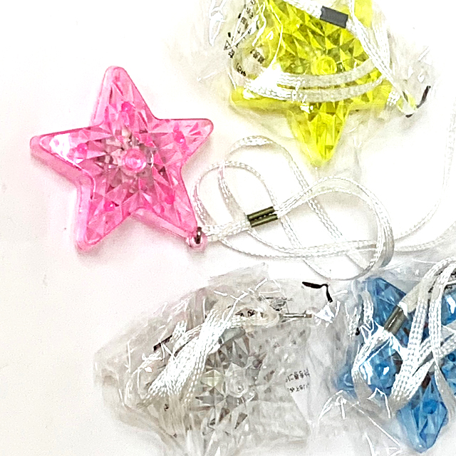 gl-440ima 【３６個入タイプ】光るスターペンダント　36入(フラッシュダイヤスターペンダント）