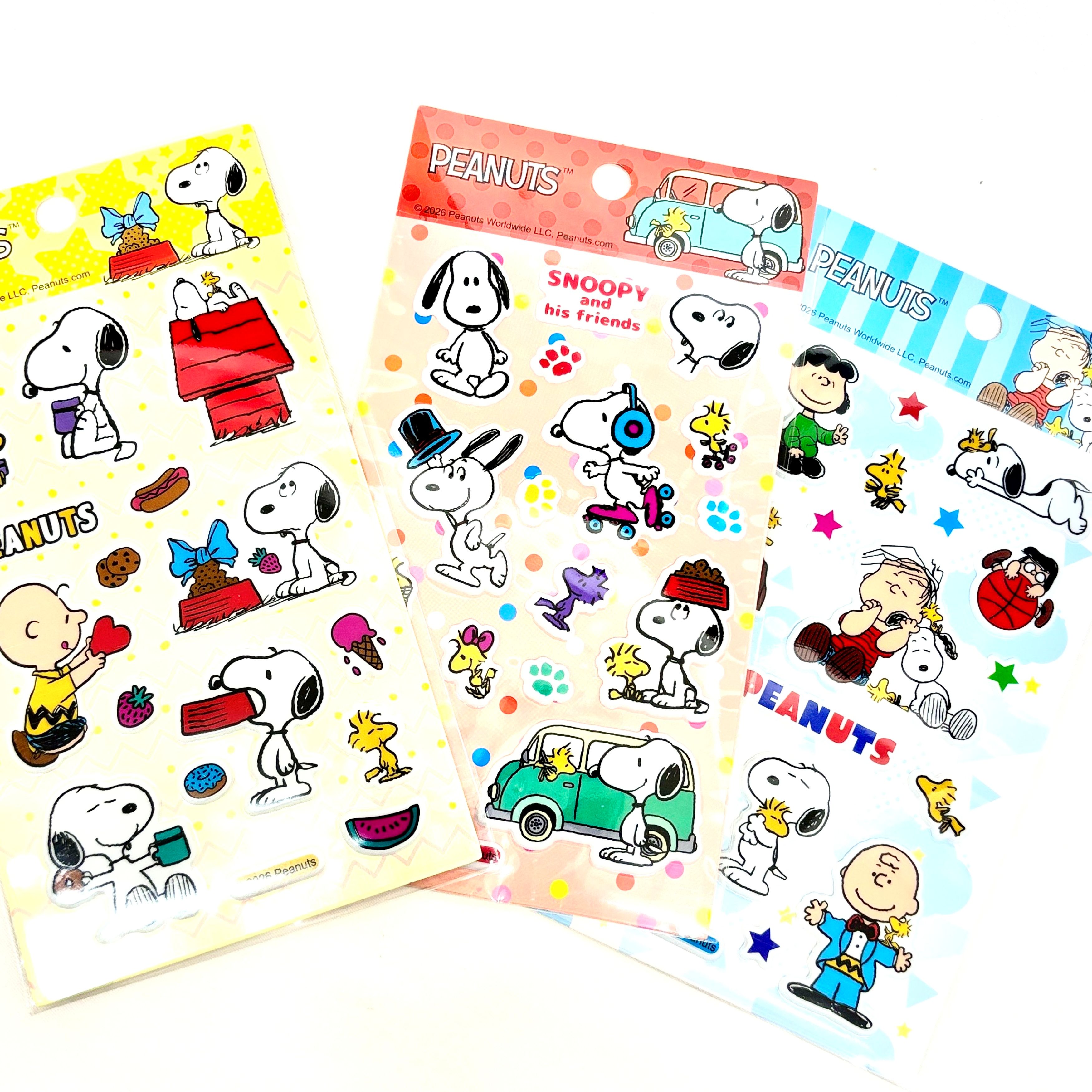 gp-345top スヌーピーぷっくりシール　24入