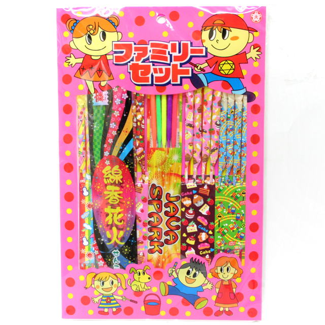 hs-041b ファミリーセット　M　1個　【花火・はなび/花火セット】