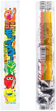 k-1-23 ミニモンスター フルーツ味（グミキャンディ／ペーパーキャンディ）48入【駄菓子】