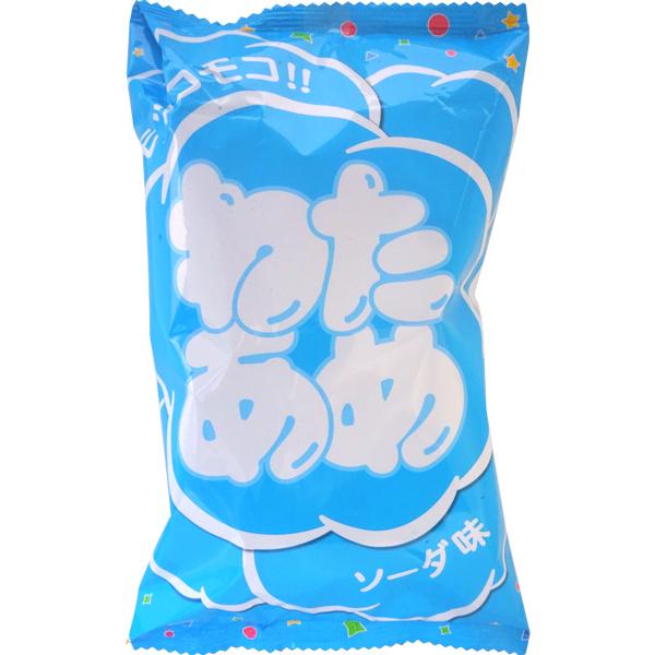 k-9-02 モッコモコわたあめ　ソーダ味　10入【わたがし/綿あめ/綿飴/綿菓子/駄菓子】