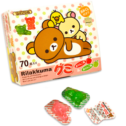 ata-51 リラックマグミ　赤りんご・青りんご風味（おみくじ付）　７０個入 【駄菓子】