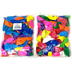 bf-075mug 9インチ ゴムフーセン（色アソート）100個入　(ふうせん／風船)