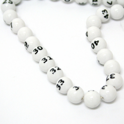 bt-210bsut 【プリント印字】　番号付き抽選玉 1番-50番