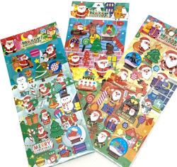 cz-045tow スノーキッズクリスマスシール　25入